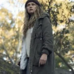 The Clearing 2023 Teresa Palmer Green Coat