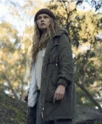 The Clearing 2023 Teresa Palmer Green Coat