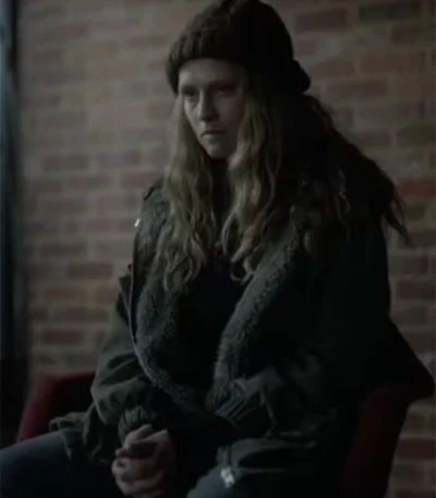 The Clearing 2023 Teresa Palmer Green Coat