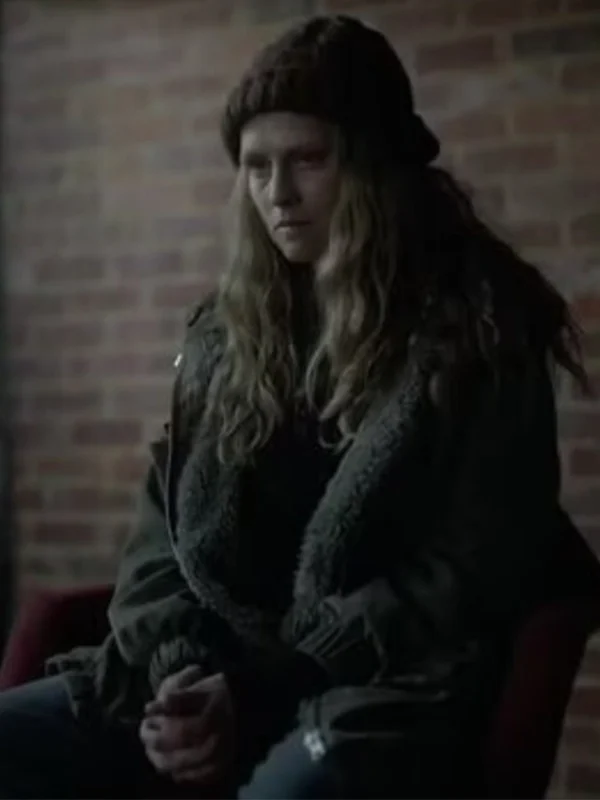 The Clearing 2023 Teresa Palmer Green Coat