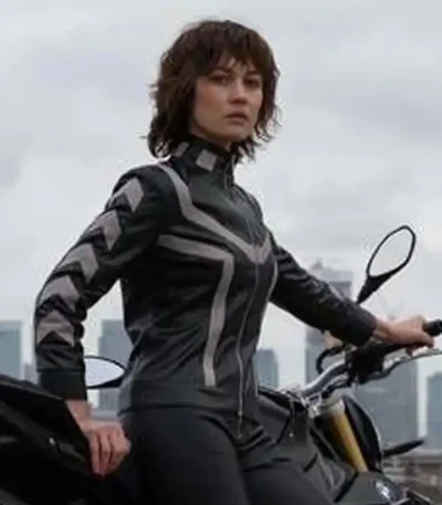 The Courier Olga Kurylenko Leather Jacket