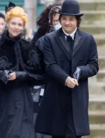 The Essex Serpent Frank Dillane Navy Blue Wool Coat