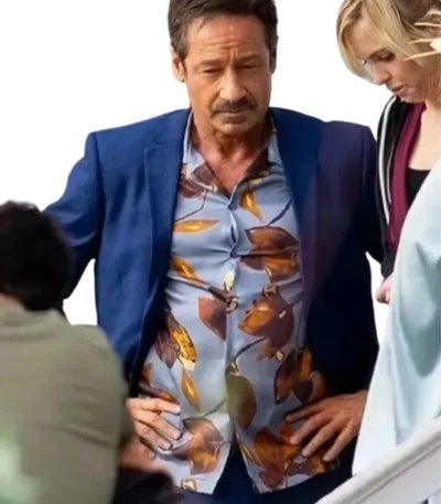 The Estate (Movie 2022) David Duchovny Blue Blazer