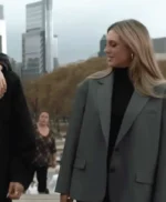 The Family Stallone Sophia Rose Grey Blazer