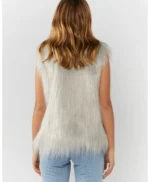 Grey Fur Vest