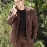 The Idol 2023 Dan Levy Brown Blazer