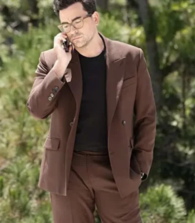 The Idol 2023 Dan Levy Brown Blazer