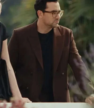The Idol 2023 Dan Levy Brown Blazer