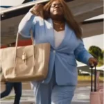 The Lost City 2022 Beth Blue Blazer Coat