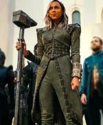 The Marvels 2023 Zawe Ashton Green Coat