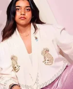 The Marvels Iman Vellani White Jacket