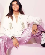 The Marvels Iman Vellani White Jacket