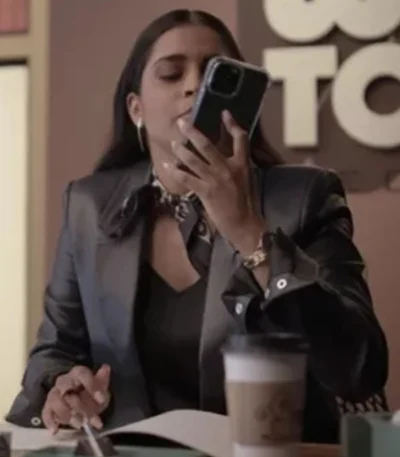 The Muppets Mayhem S01 Lilly Singh Leather Blazer