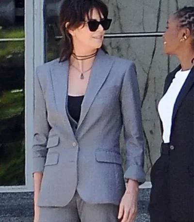The Old Guard 2 Charlize Theron Grey Blazer