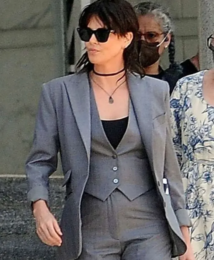 The Old Guard 2 Charlize Theron Grey Blazer The Old Guard 2 Charlize Theron Grey Blazer