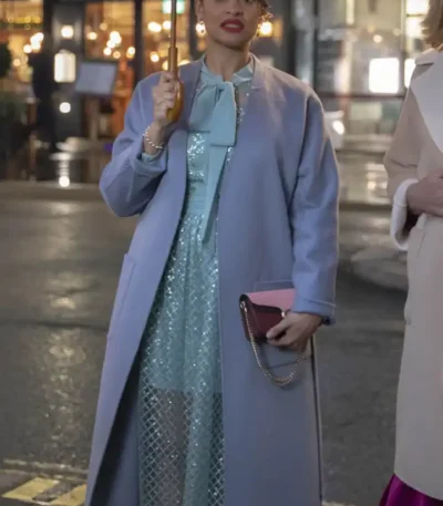 The People We Hate at the Wedding Eloise Blue Coat
