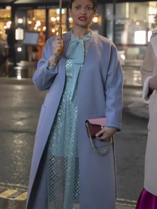 The People We Hate at the Wedding Eloise Blue Coat