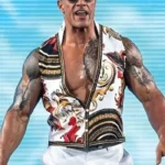 The Rock Final Boss White Vest