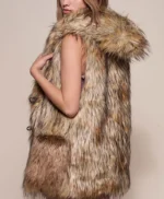 Tan Fur Vest