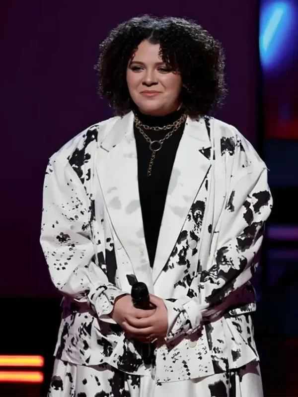 The Voice S26 Shye Printed Blazer