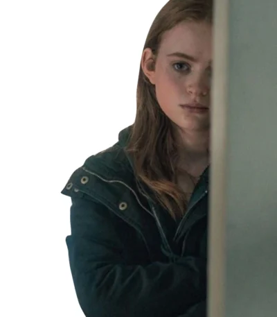 The Whale 2022 Sadie Sink Hooded Cotton Jacket