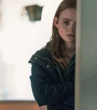 The Whale 2022 Sadie Sink Hooded Cotton Jacket
