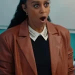 Tia Mowry A Very Merry Beauty Salon Coat