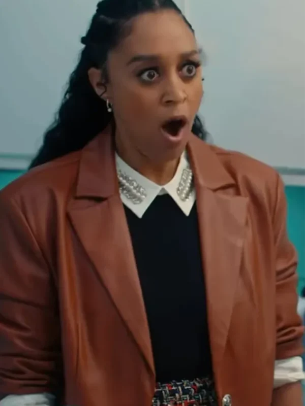 Tia Mowry A Very Merry Beauty Salon Coat