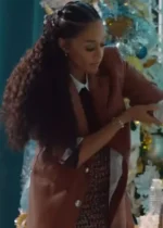 Tia Mowry A Very Merry Beauty Salon Coat