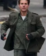 Tom Cruise Edge Of Tomorrow Green Jacket Coat