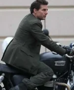 Tom Cruise Edge Of Tomorrow Green Jacket Coat