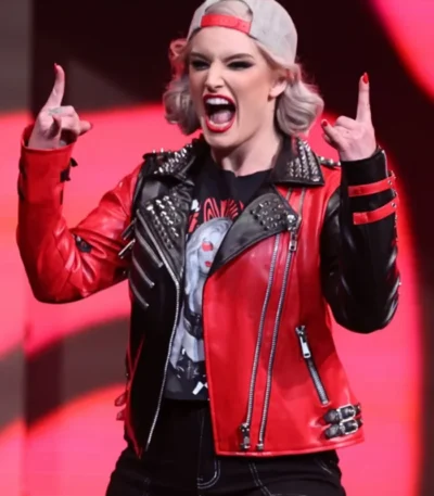 Toni Storm AEW 2025 Biker Leather Jacket