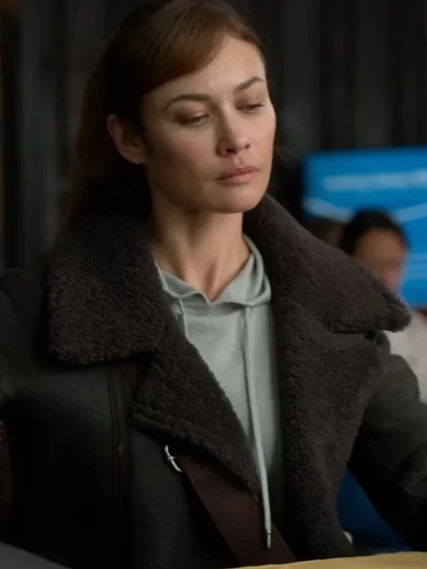 Treason 2022 Olga Kurylenko Black Jacket