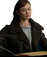 Treason 2022 Olga Kurylenko Black Jacket
