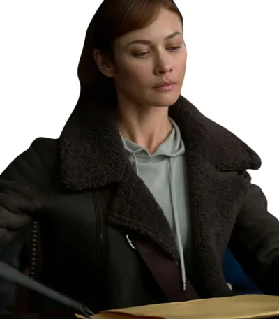 Treason 2022 Olga Kurylenko Black Jacket