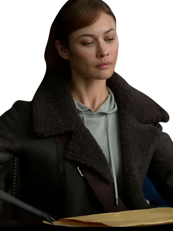 Treason 2022 Olga Kurylenko Black Jacket