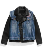 Triple H Denim Leather Jacket