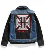 Triple H Denim Leather Jacket
