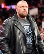 WWE Triple H Black Leather Jacket​