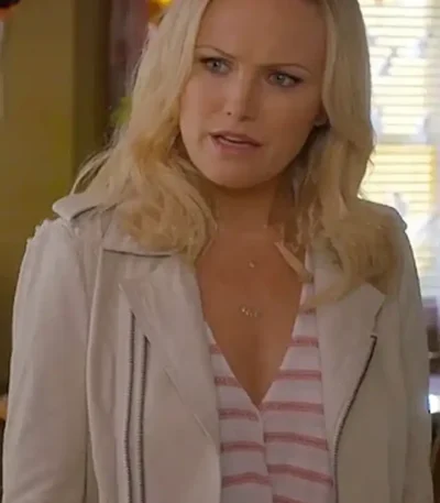 Trophy Wife Malin Akerman Biker Leather Jacket