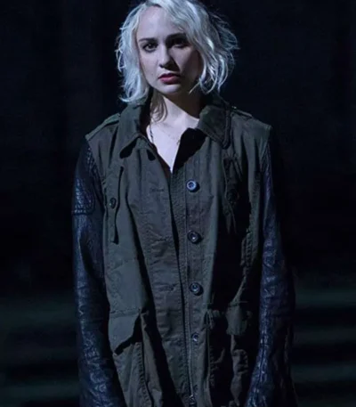Tuppence Middleton Sense8 Riley Blue Cotton Jacket
