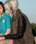 Tuppence Middleton Sense8 Riley Blue Cotton Jacket