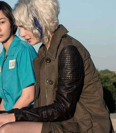 Tuppence Middleton Sense8 Riley Blue Cotton Jacket