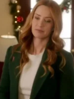 Twas the Text Before Christmas Merritt Patterson Green Coat