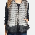 Two Tone Fur Vest