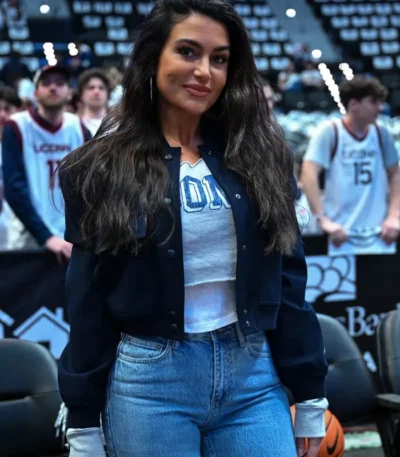 Basketball Game 2026 Molly Qerim Cropped Jacket