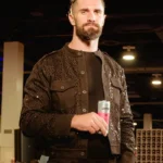 UFC Event Seth Rollins Brown Sequin Jacket