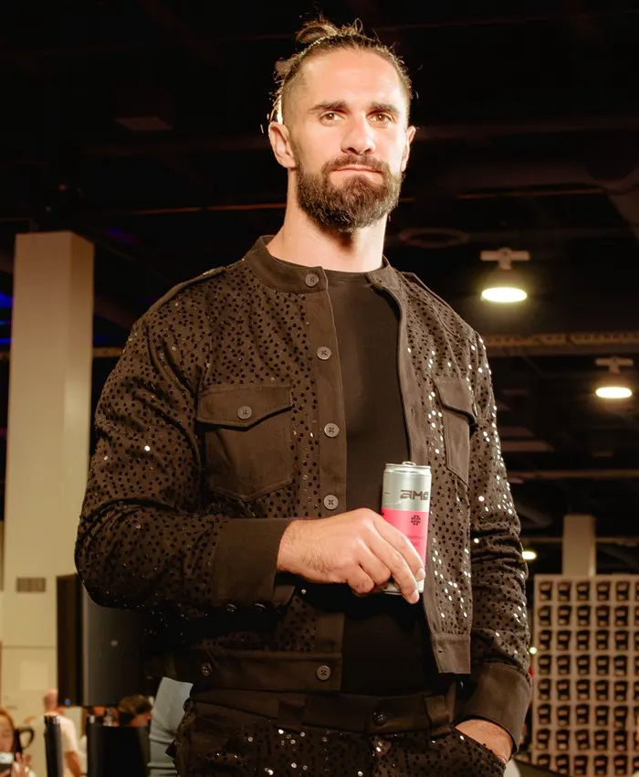 UFC Event Seth Rollins Brown Sequin Jacket UFC Event Seth Rollins Brown Sequin Jacket
