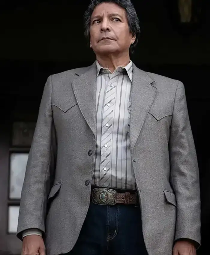 Under the Banner of Heaven Bill Taba Grey Blazer Under the Banner of Heaven Bill Taba Grey Blazer
