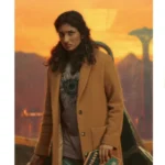Varada Sethu Doctor Who S15 Yellow Wool Coat